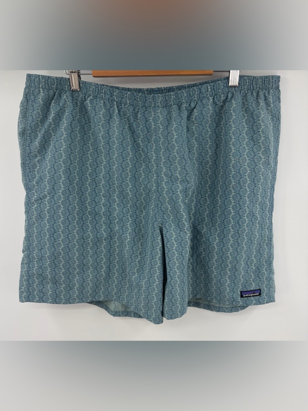 Patagonia baggies 7” kaleidoscope still blue short men’s XXL water sports swim